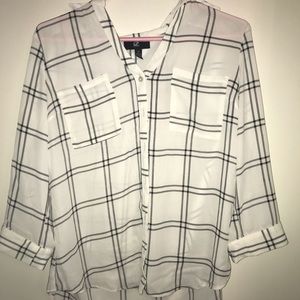 Black and white flannel